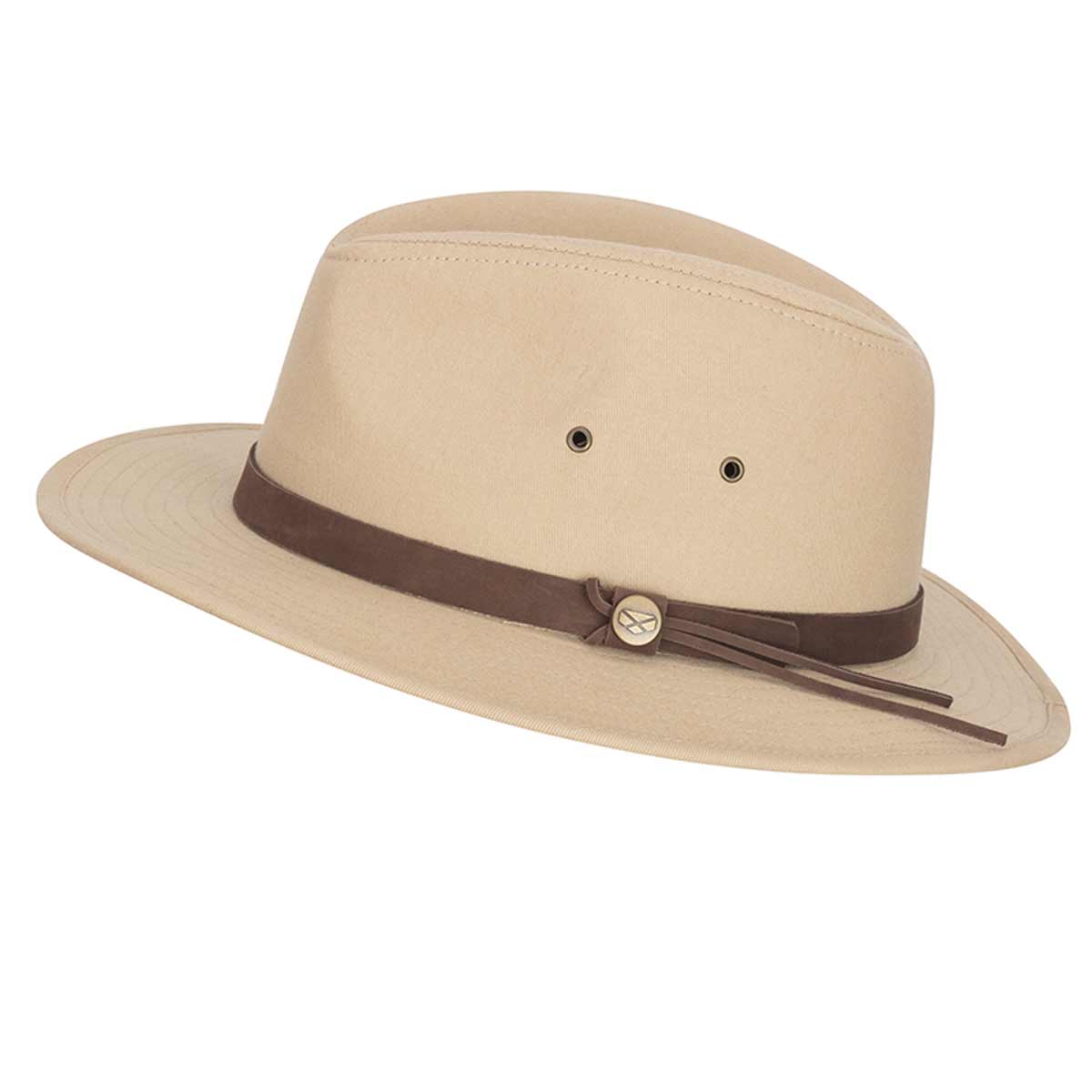 Hoggs-of-Fife-Panmure-Canvas-Foldable-Hat-Desert-Sand Hoggs-of-Fife-Panmure-Canvas-Foldable-Hat-Desert-Sand