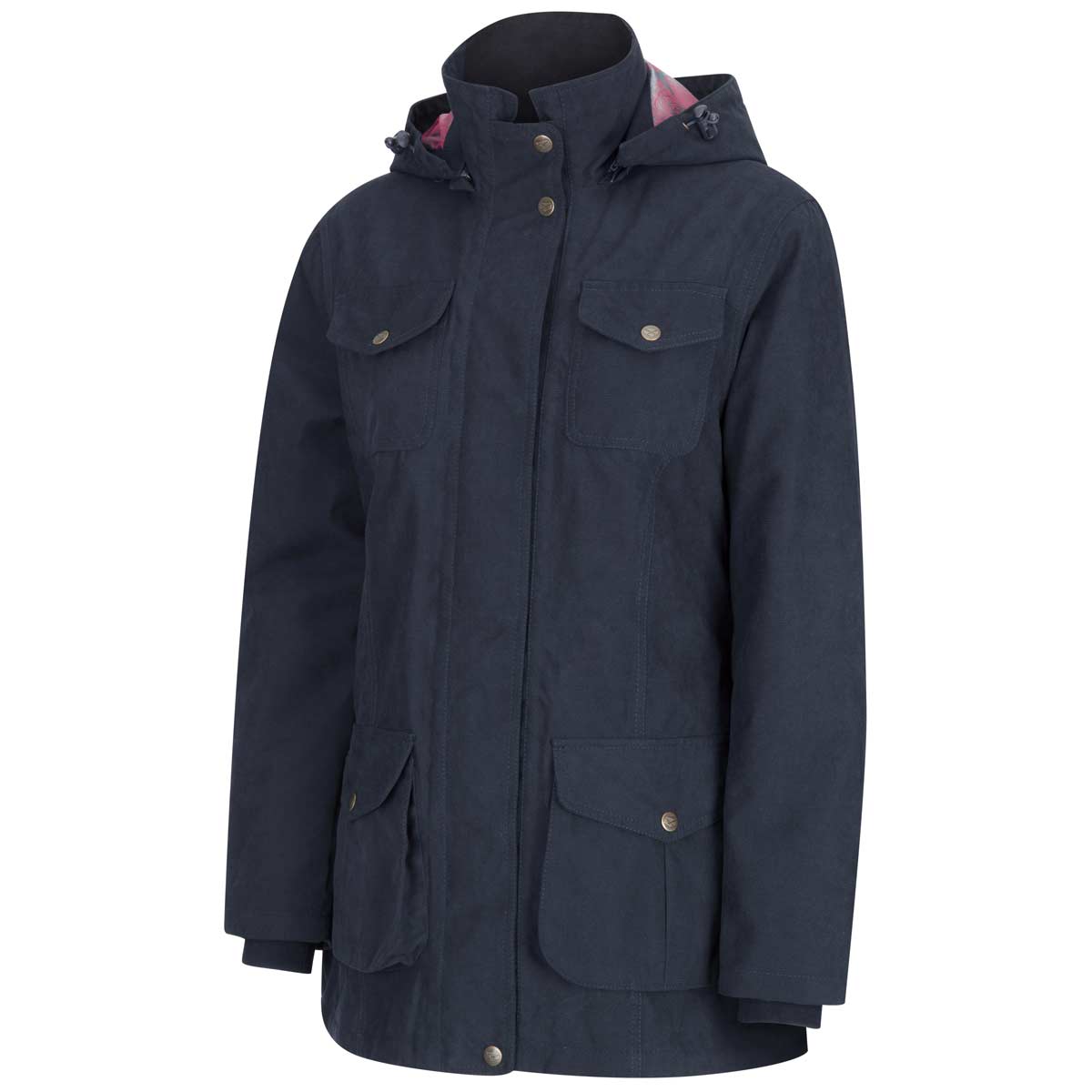 Hoggs of Fife Struther Ladies Waterproof Field Coat With Hood