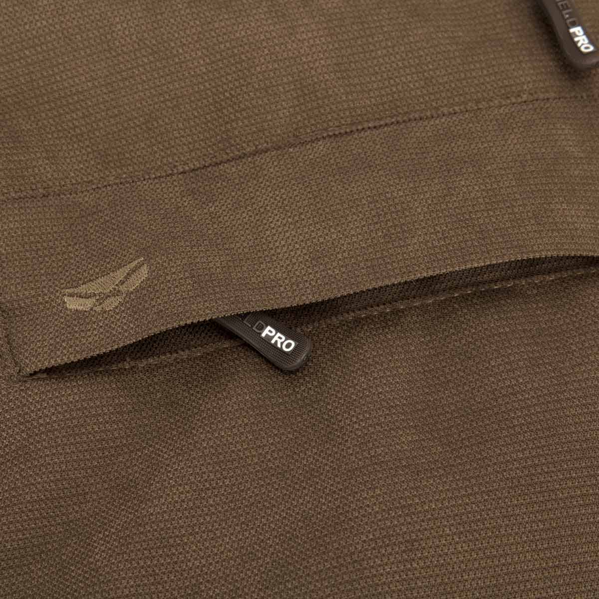 Hoggs of Fife Struther Ladies Waterproof Field Pro Smock - pocket detail Hoggs of Fife Struther Ladies Waterproof Field Pro Smock - pocket detail