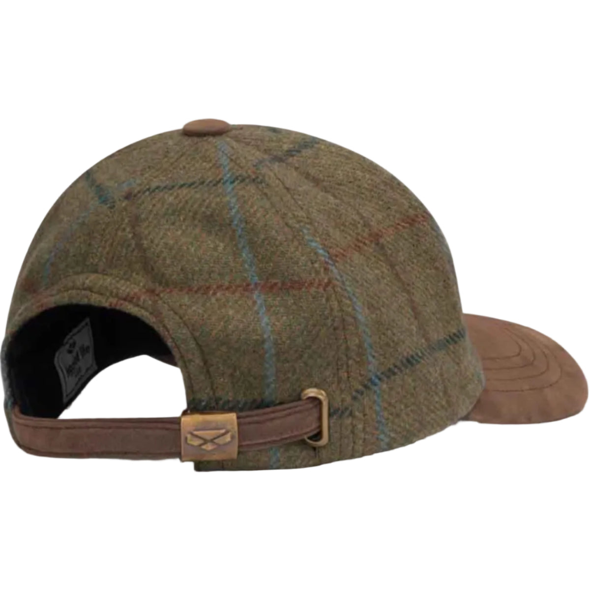 Hoggs of Fife Kingussie Tweed Baseball Cap - Rear Hoggs of Fife Kingussie Tweed Baseball Cap - Rear