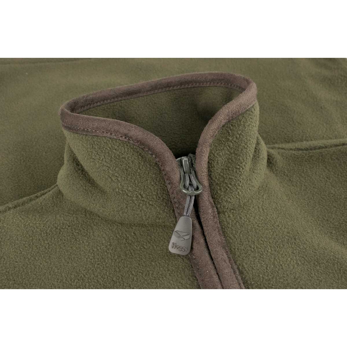 Hoggs of Fife Woodhall Kids Green Fleece Gilet - Collar Hoggs of Fife Woodhall Kids Green Fleece Gilet - Collar