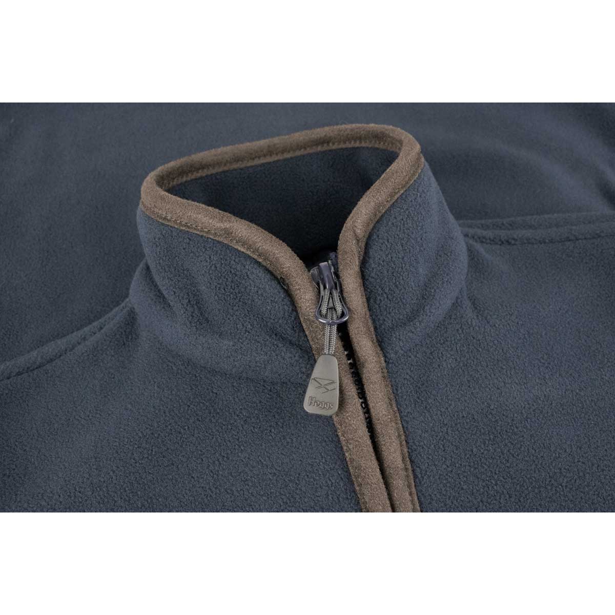 Hoggs of Fife Woodhall Kids Navy Fleece Gilet - Collar Hoggs of Fife Woodhall Kids Navy Fleece Gilet - Collar