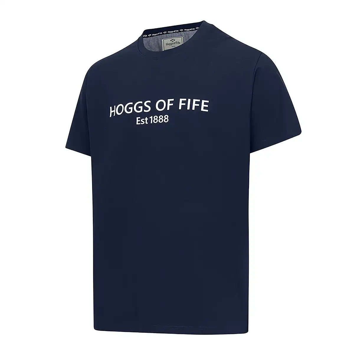 Hoggs of Fife Canonbie Printed T-Shirt - Navy - Front Hoggs of Fife Canonbie Printed T-Shirt - Navy - Front