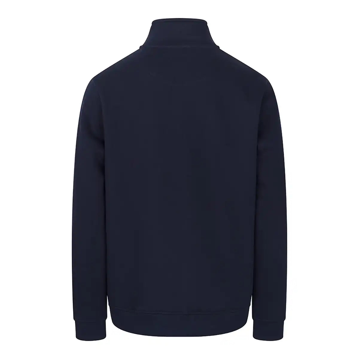 Hoggs of Fife Galloway 1888 Plain 1/4 Zip Sweatshirt - Navy - Back Hoggs of Fife Galloway 1888 Plain 1/4 Zip Sweatshirt - Navy - Back