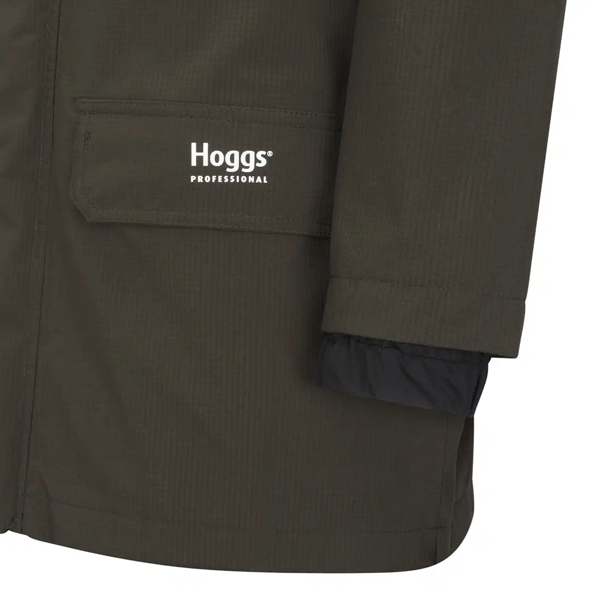 Hoggs of Fife Green King II Waterproof Jacket - Green - Pocket and Cuff Close Up Hoggs of Fife Green King II Waterproof Jacket - Green - Pocket and Cuff Close Up