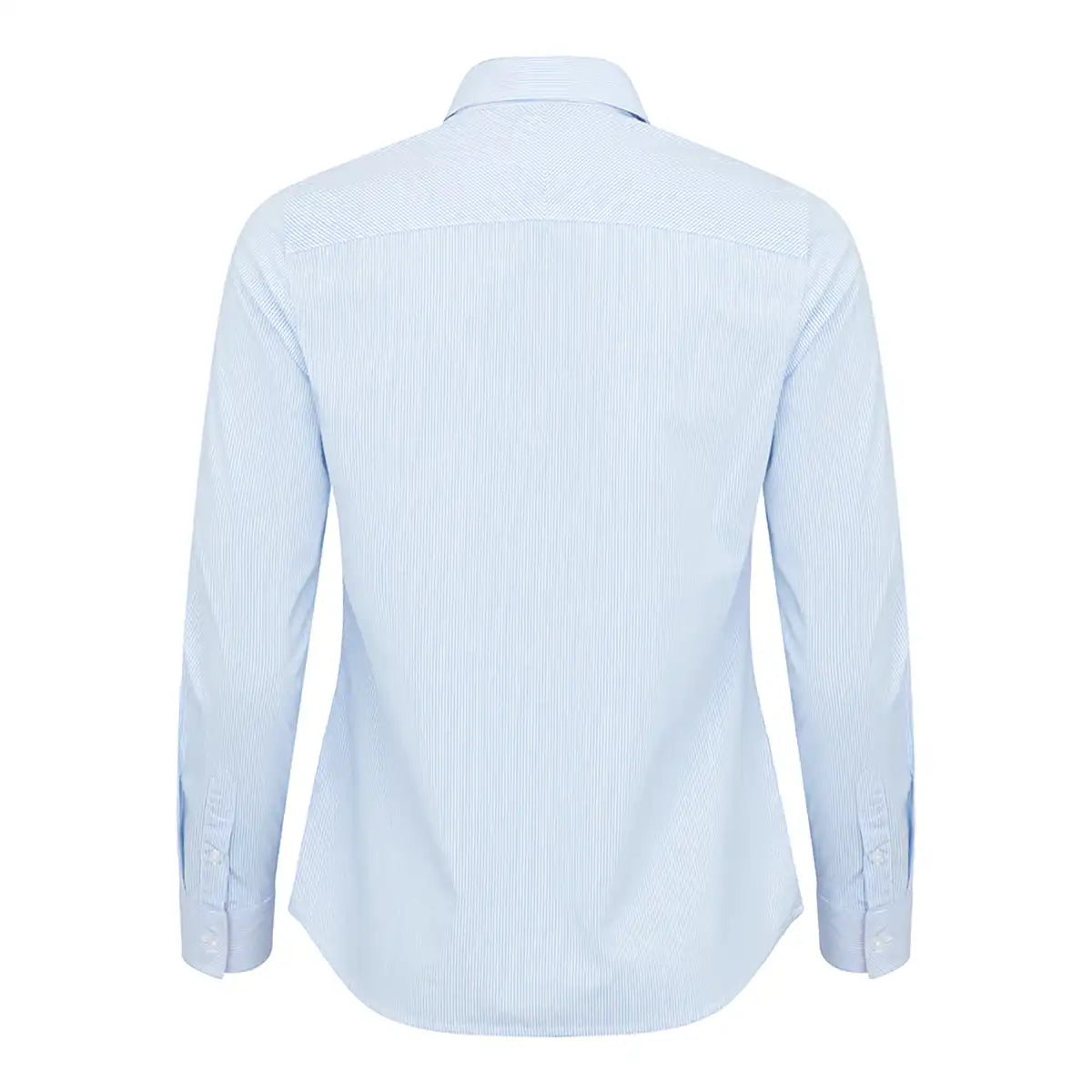 Hoggs of Fife Ingliston Ladies Stretch Stripe Shirt - Back Hoggs of Fife Ingliston Ladies Stretch Stripe Shirt - Back