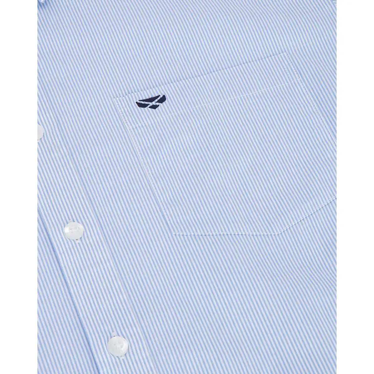 Hoggs of Fife Ingliston Stretch Stripe Shirt - Pocket Detail Hoggs of Fife Ingliston Stretch Stripe Shirt - Pocket Detail