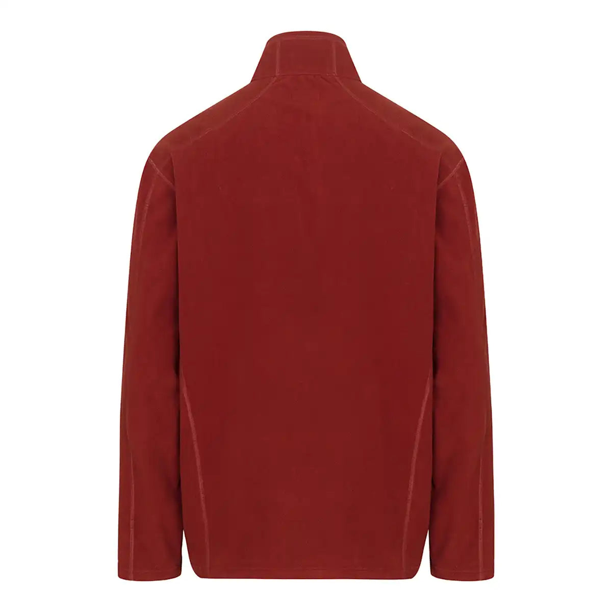 Hoggs of Fife Islander Techpro 1/4 Zip Sweatshirt - Burnt Henna - Back Hoggs of Fife Islander Techpro 1/4 Zip Sweatshirt - Burnt Henna - Back