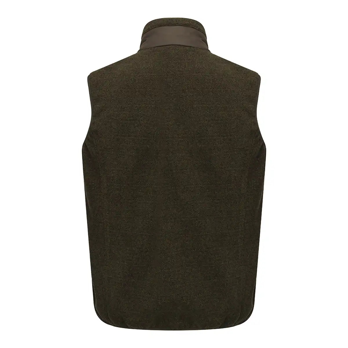 Hoggs of Fife Melville Hybrid Gilet - Dark Forest - Back Hoggs of Fife Melville Hybrid Gilet - Dark Forest - Back