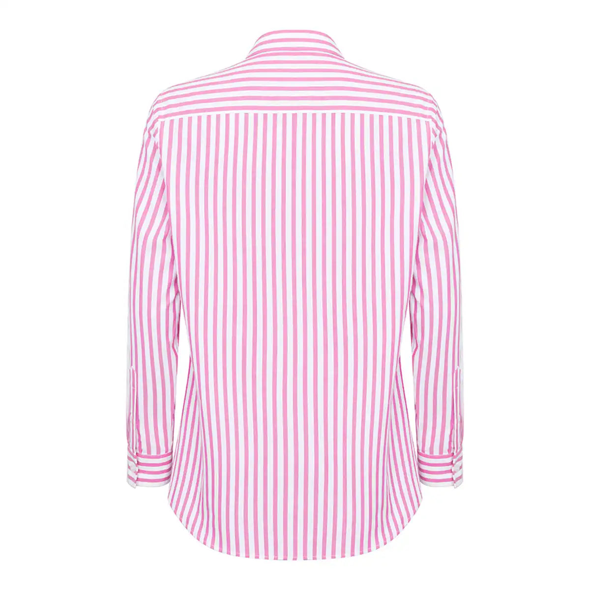 Hoggs of Fife Sophia Ladies Oversized Stripe Shirt - Back Hoggs of Fife Sophia Ladies Oversized Stripe Shirt - Back