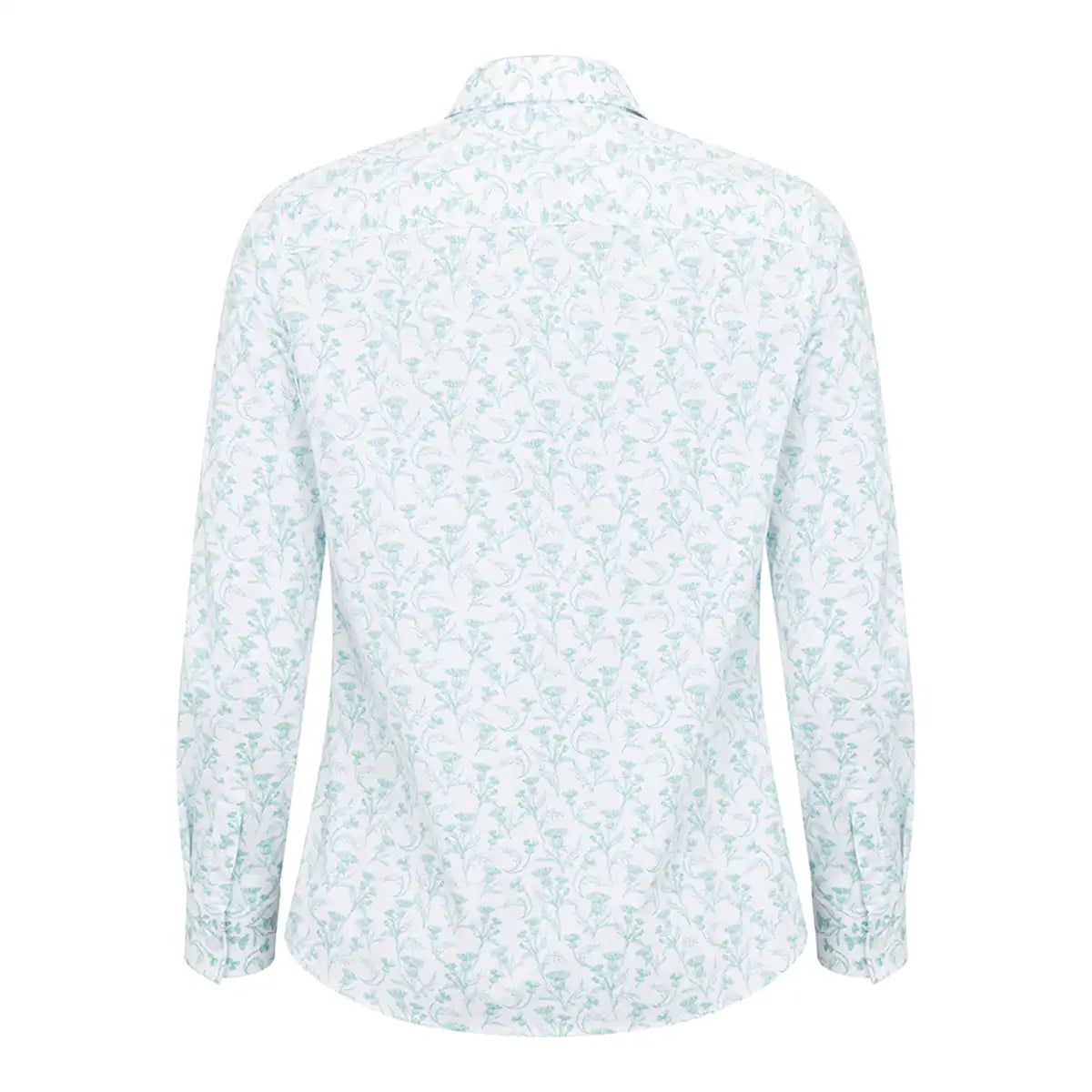 Hoggs of Fife Thistle Print Shirt - Back Hoggs of Fife Thistle Print Shirt - Back