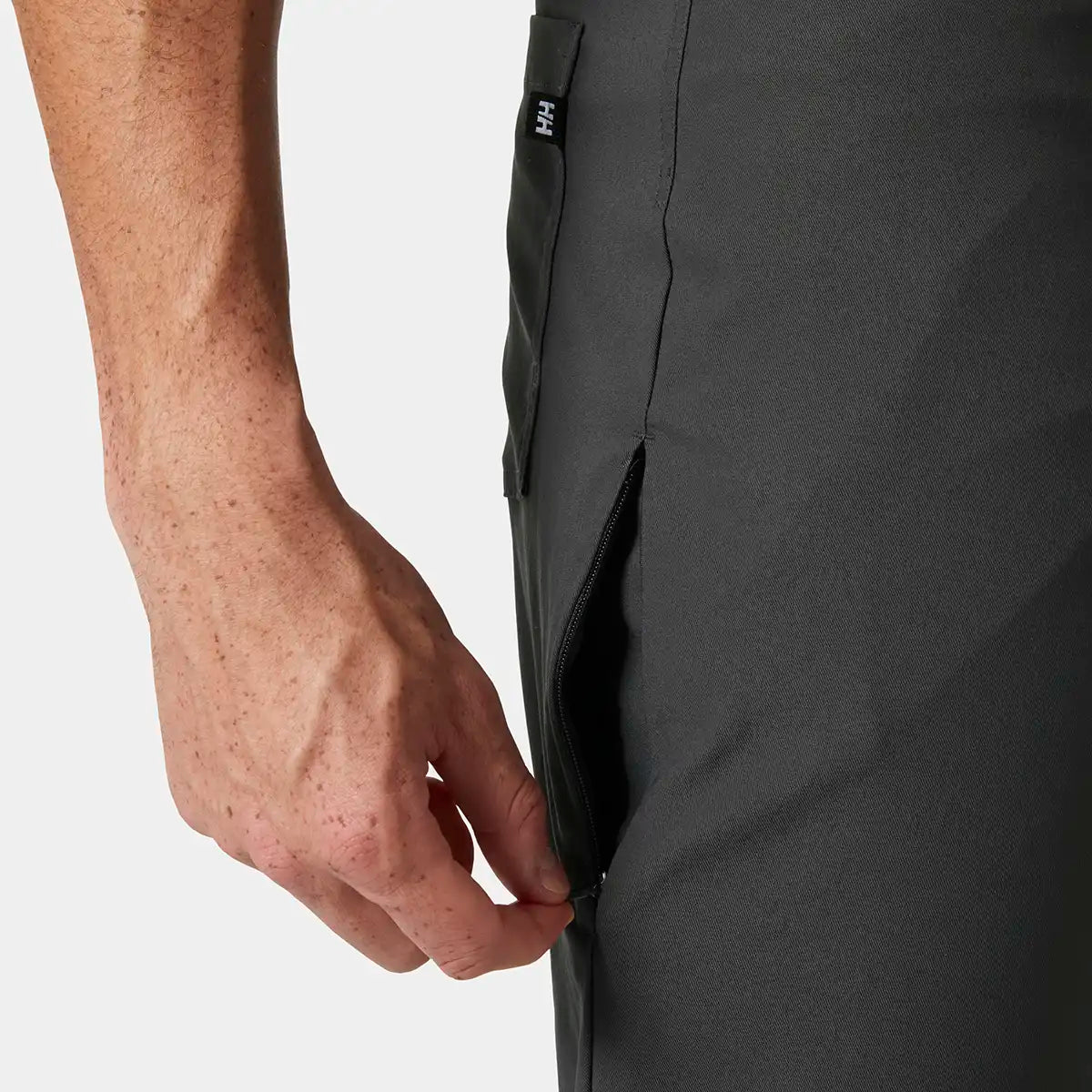 Helly Hansen Holmen 5 Pocket Pants 2.0- Ebony- side pocket detail Helly Hansen Holmen 5 Pocket Pants 2.0- Ebony- side pocket detail