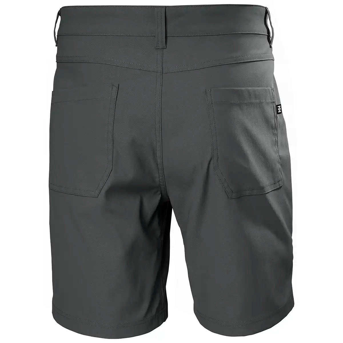 Helly Hansen Holmen 5 Pocket Shorts- Ebony- back view Helly Hansen Holmen 5 Pocket Shorts- Ebony- back view