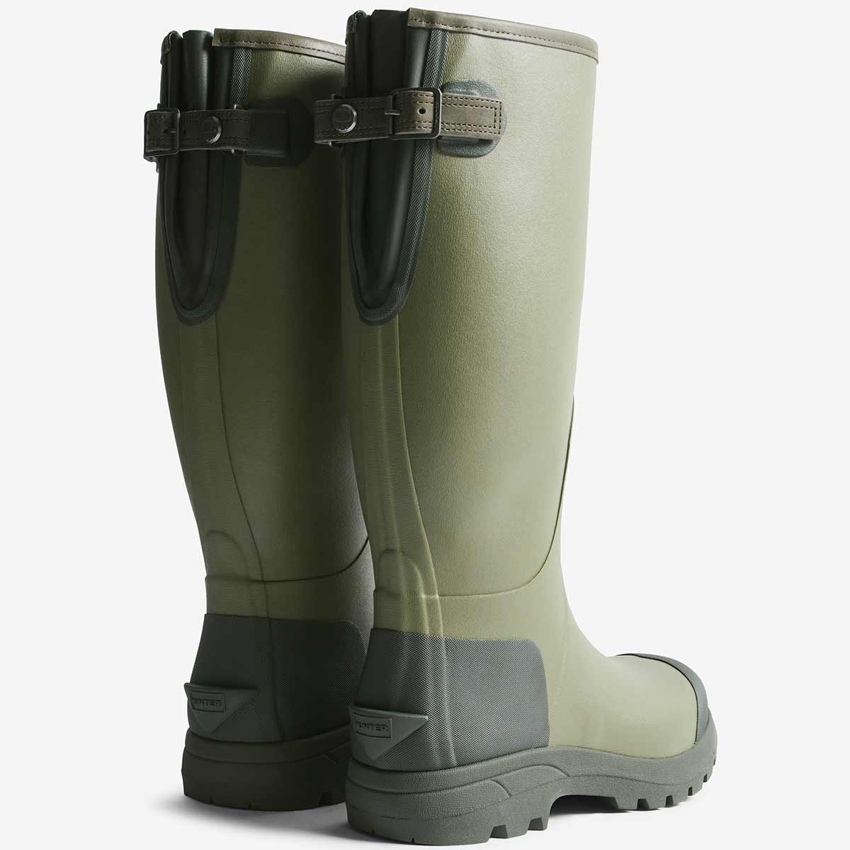 Hunter Men's Field Bull Dog Wellington Boots - Rear Hunter Men's Field Bull Dog Wellington Boots - Rear