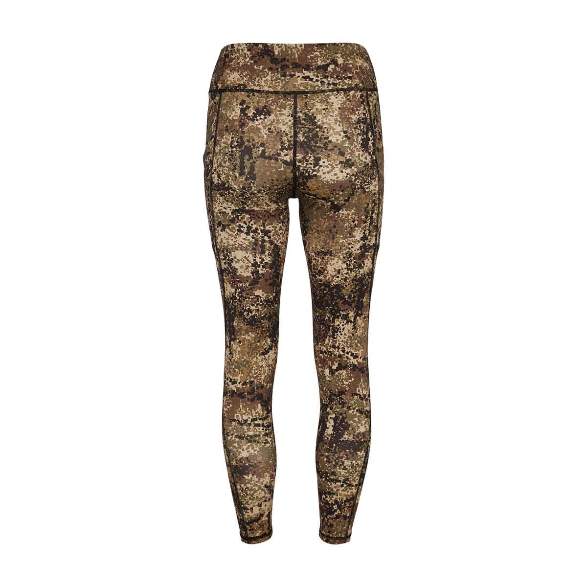 Ladies Ridgeline Infinity Leggings - Dirt Camo Rear Ladies Ridgeline Infinity Leggings - Dirt Camo Rear