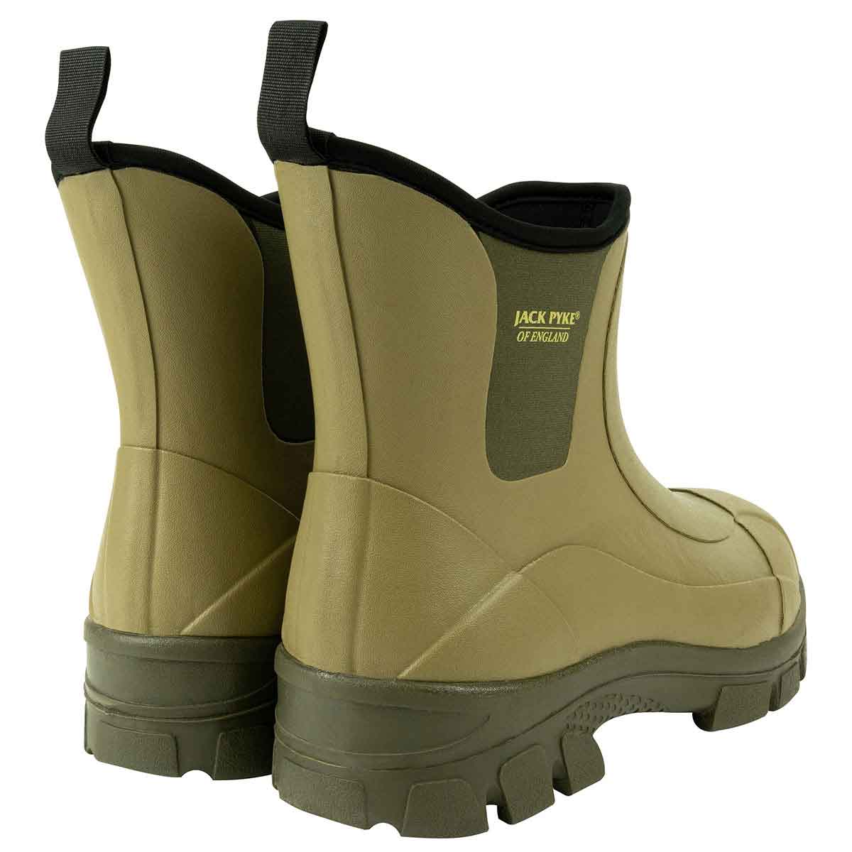 Jack Pyke Ankle Wellie Boot - green rear Jack Pyke Ankle Wellie Boot - green rear