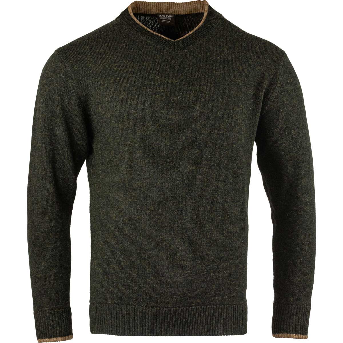 Jack Pyke Ashcombe V-Neck Pullover - dark olive Jack Pyke Ashcombe V-Neck Pullover - dark olive