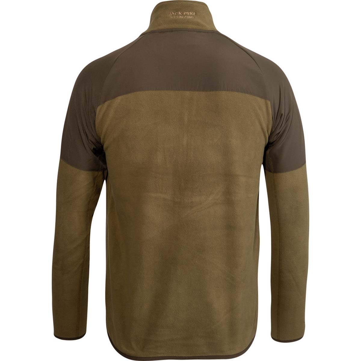 Jack Pyke Bleasdale Half Zip Fleece Top - Dark Mustard - Rear Jack Pyke Bleasdale Half Zip Fleece Top - Dark Mustard - Rear