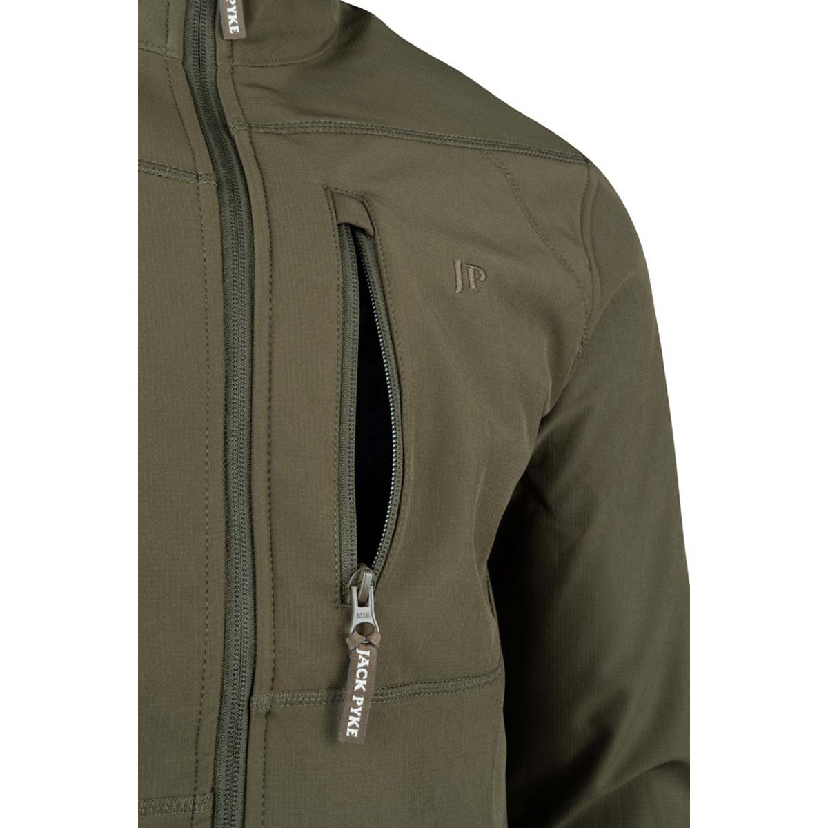 Jack Pyke Bleasdale Softshell Jacket - Chest Pocket Detail Jack Pyke Bleasdale Softshell Jacket - Chest Pocket Detail