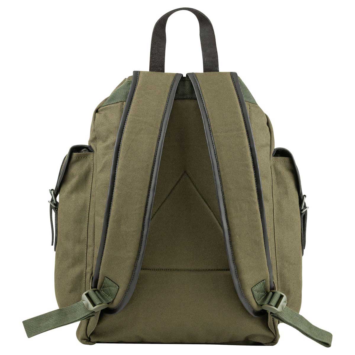 Jack Pyke Canvas Day Pack - green rear Jack Pyke Canvas Day Pack - green rear