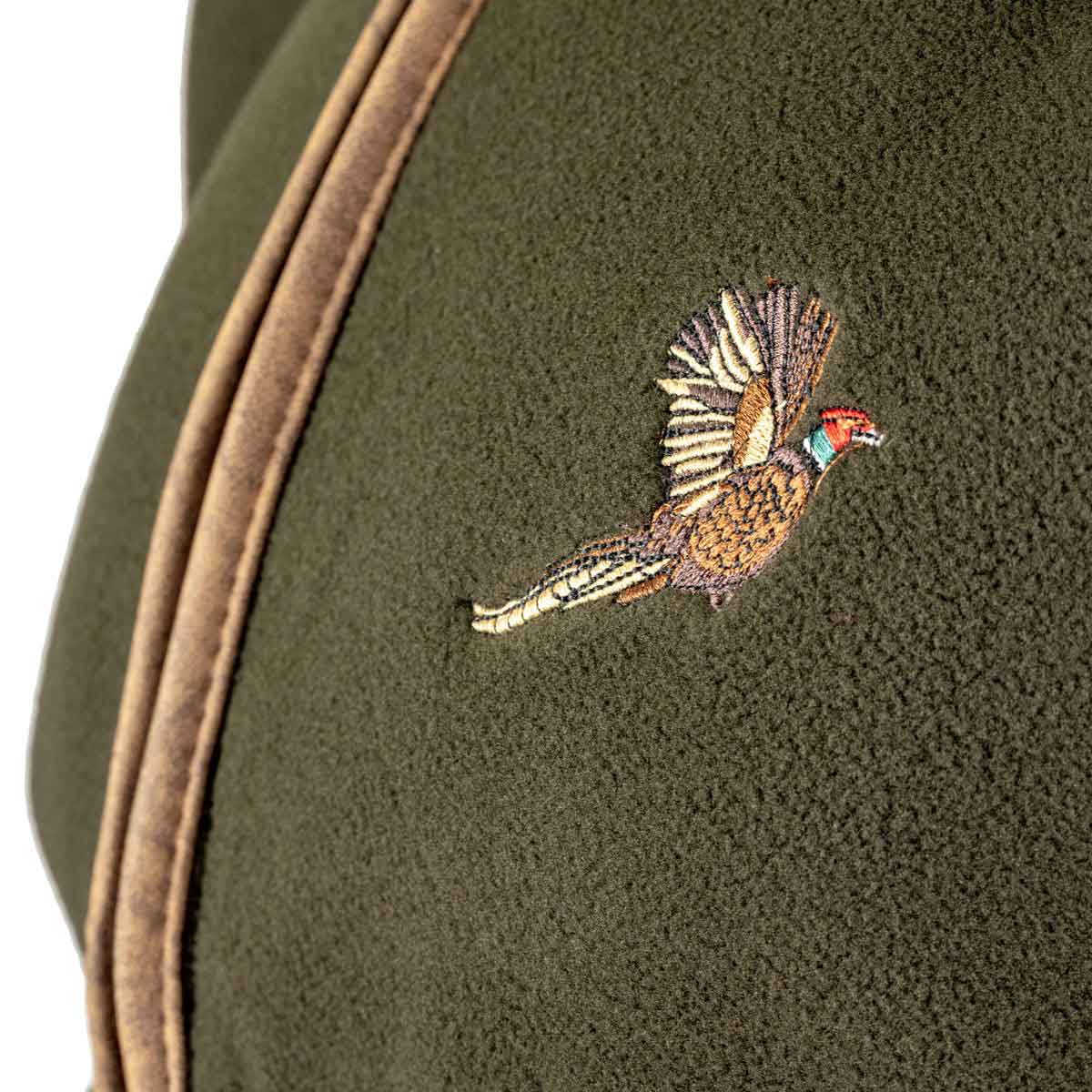 Jack Pyke Countryman Fleece Gilet Pheasant - pheasant detail Jack Pyke Countryman Fleece Gilet Pheasant - pheasant detail