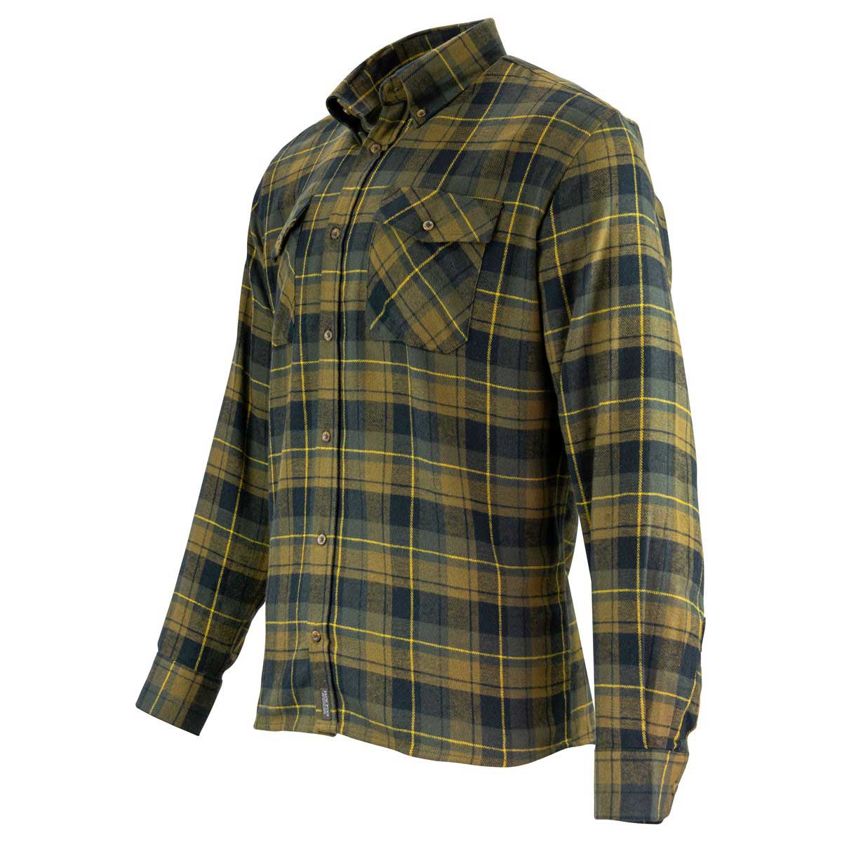Jack Pyke Flannel Shirt Brown - side view Jack Pyke Flannel Shirt Brown - side view