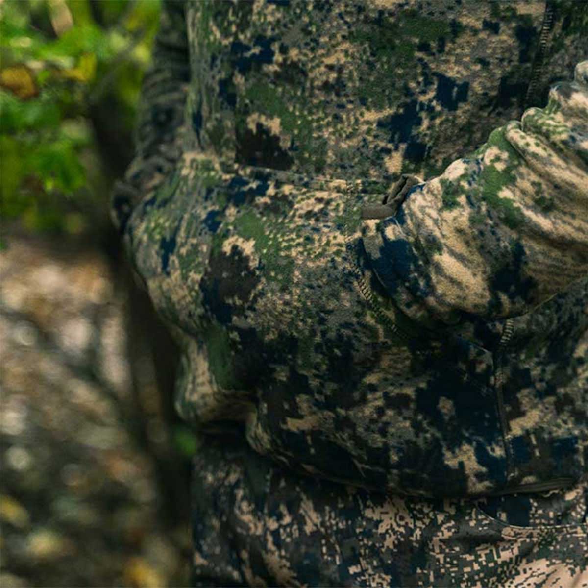 Jack Pyke Fleece Hoodie Digicam - pocket detail Jack Pyke Fleece Hoodie Digicam - pocket detail