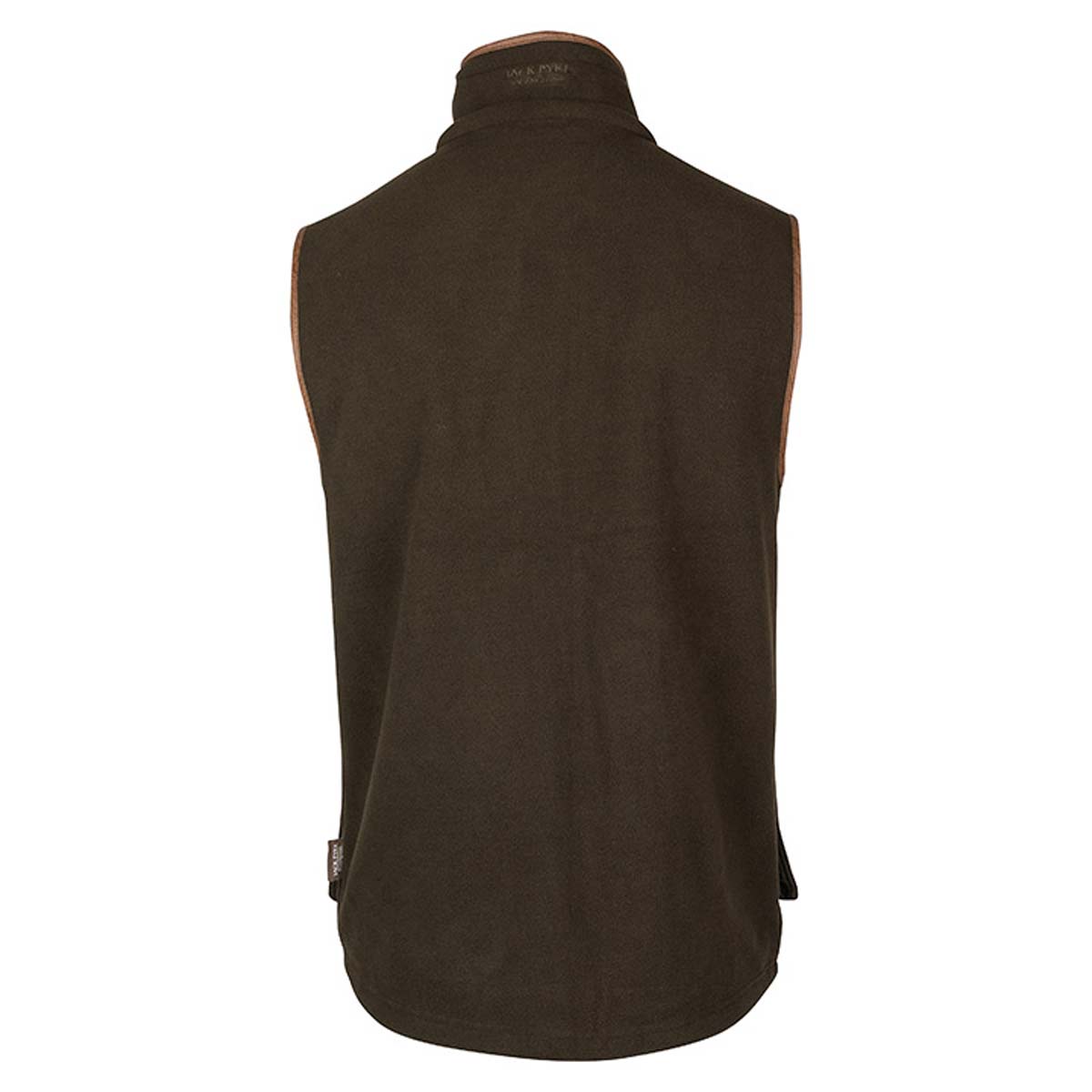 Jack Pyke Fleece Shooters Gilet Dark Olive Rear Jack Pyke Fleece Shooters Gilet Dark Olive Rear