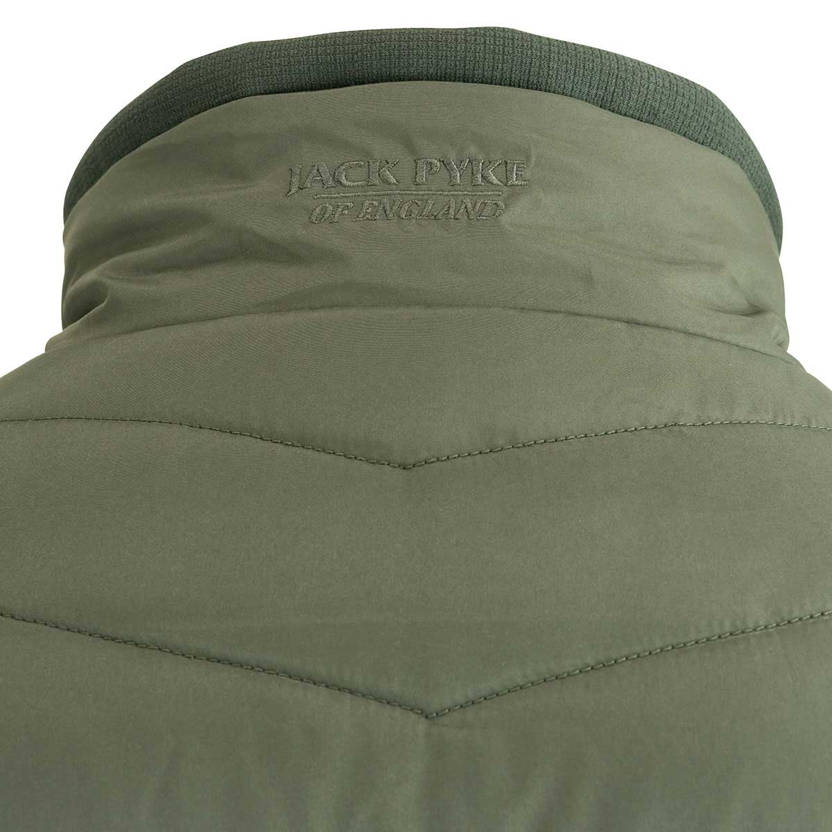 Jack Pyke Hybrid Jacket - collar detail Jack Pyke Hybrid Jacket - collar detail