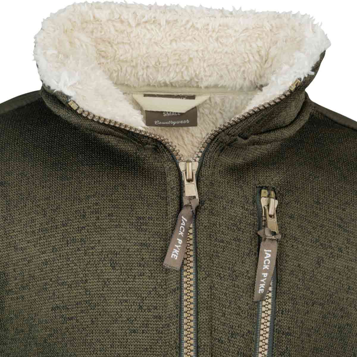 Jack Pyke Junior Scandinavian Fleece Jacket - Collar Jack Pyke Junior Scandinavian Fleece Jacket - Collar