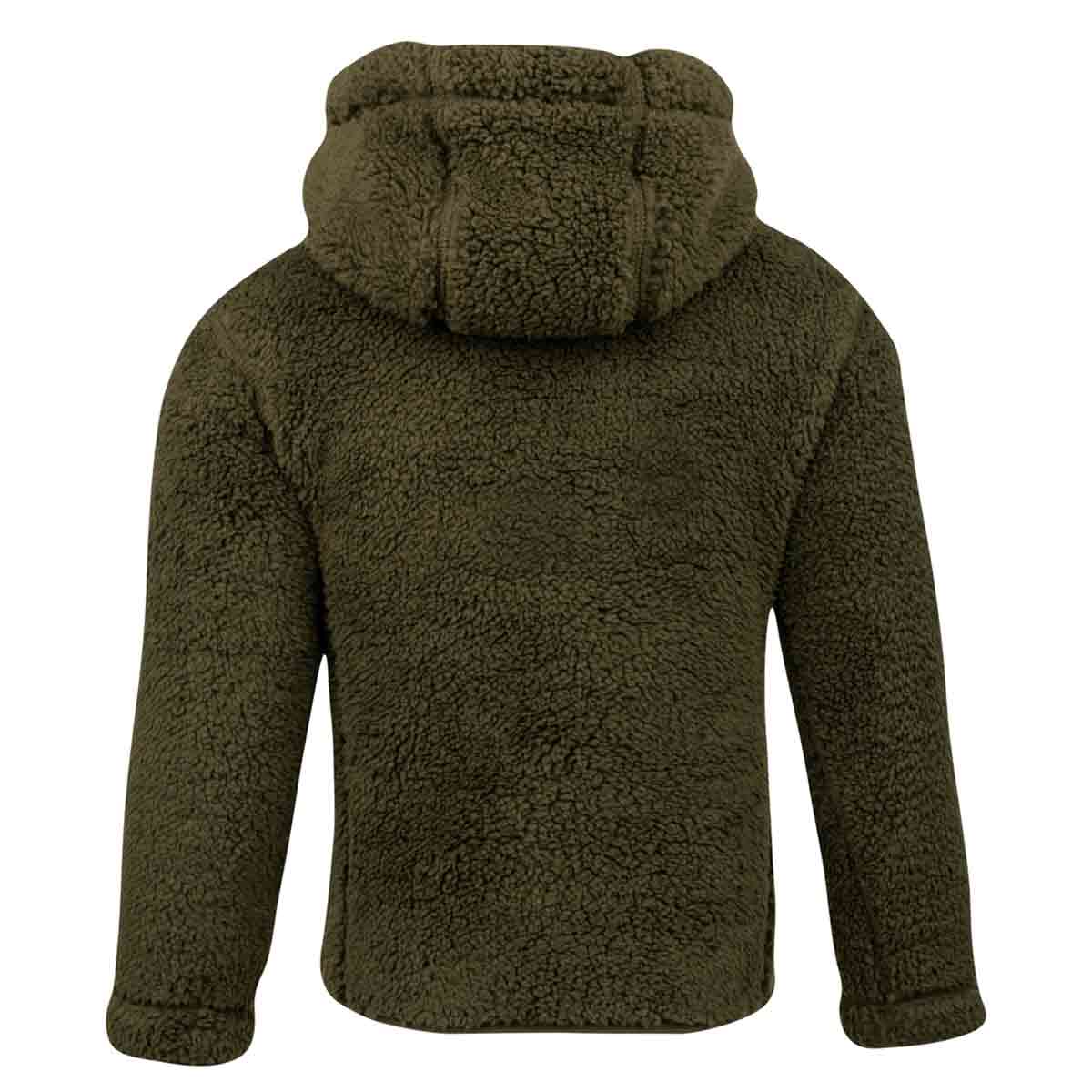 Jack Pyke Junior Sherpa Fleece Hoodie Rear Jack Pyke Junior Sherpa Fleece Hoodie Rear