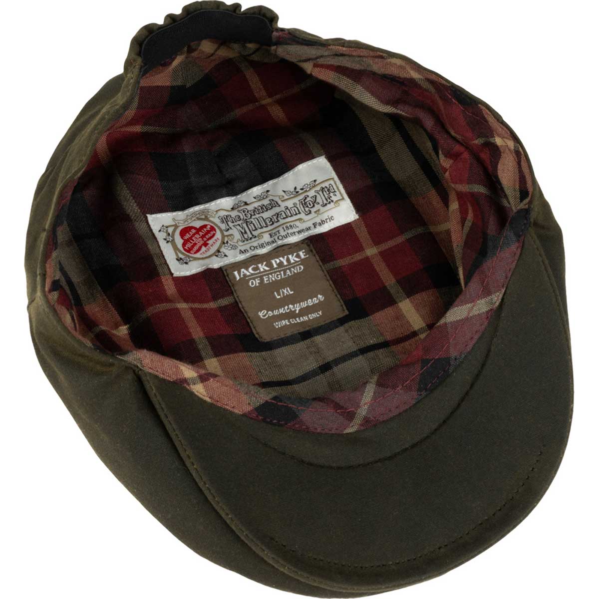 Jack Pyke Junior Wax Flat Cap - lining Jack Pyke Junior Wax Flat Cap - lining
