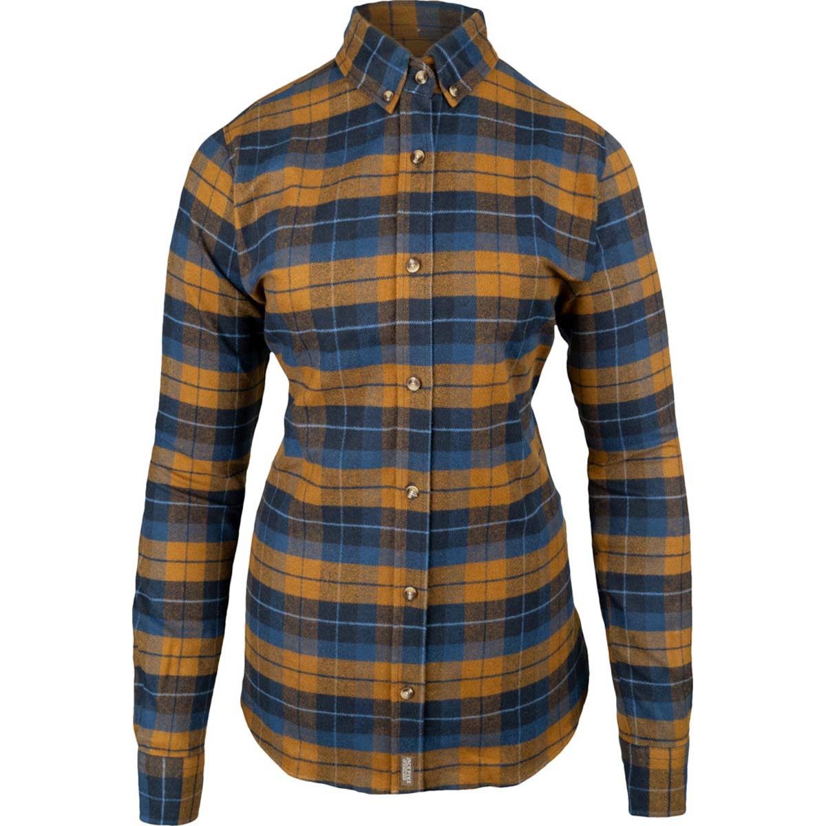 Jack Pyke Ladies Bleasdale Heavy Flannel Shirt - Navy/Russet Jack Pyke Ladies Bleasdale Heavy Flannel Shirt - Navy/Russet