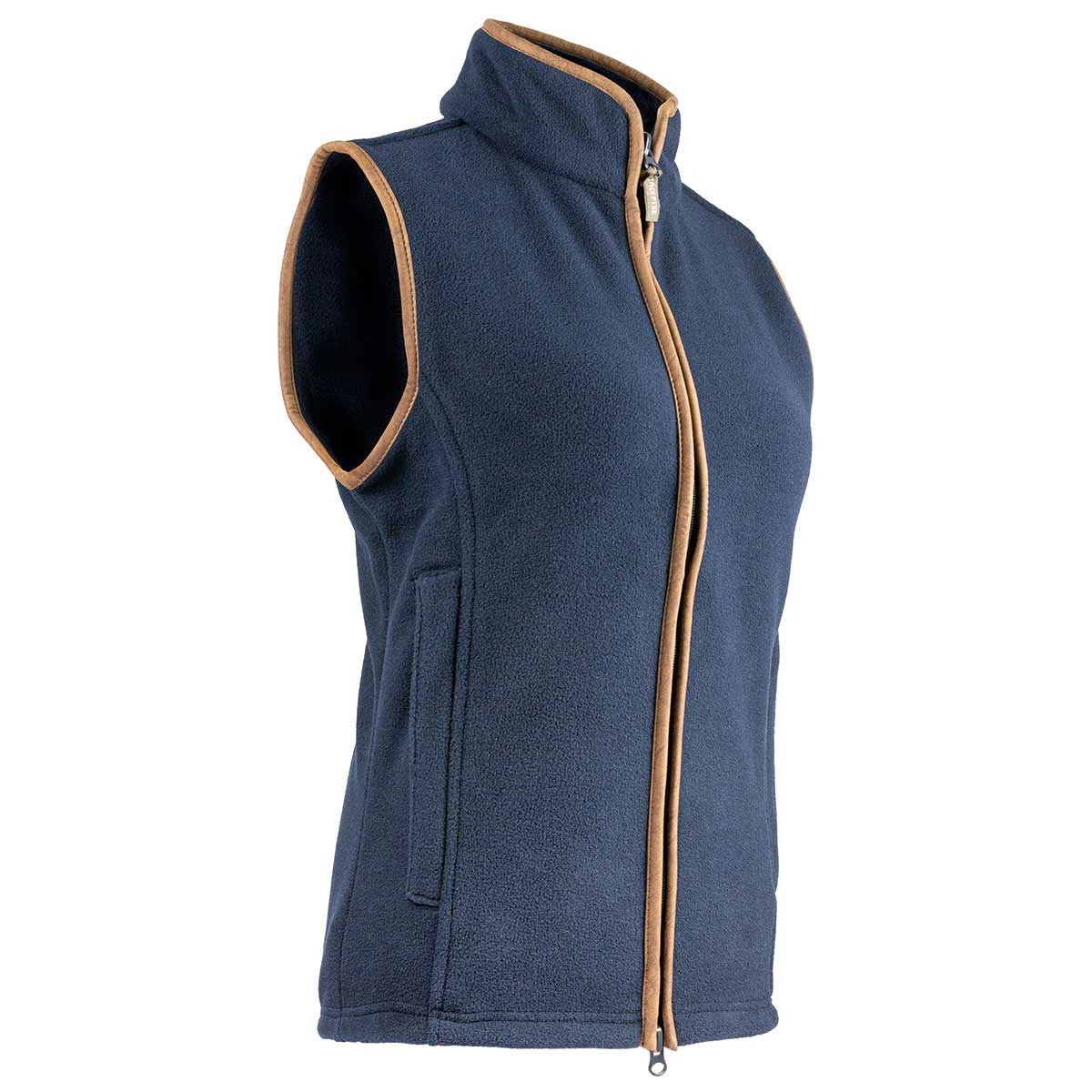 Jack Pyke Ladies Countryman Fleece Gilet - Navy Side Jack Pyke Ladies Countryman Fleece Gilet - Navy Side