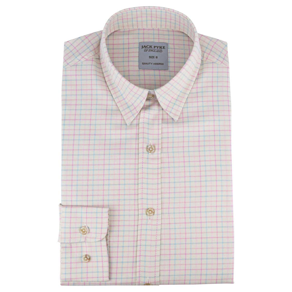 Jack Pyke Ladies Countryman Pink Check Shirt Jack Pyke Ladies Countryman Pink Check Shirt
