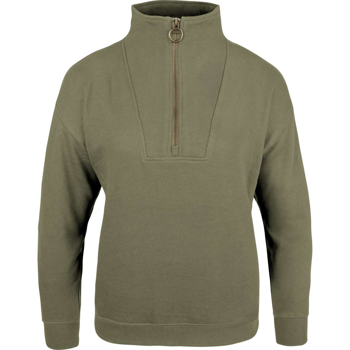 Jack Pyke Ladies Half Zip Sweatshirt - Sage Jack Pyke Ladies Half Zip Sweatshirt - Sage