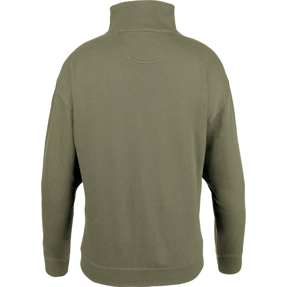 Jack Pyke Ladies Half Zip Sweatshirt - Sage - Rear Jack Pyke Ladies Half Zip Sweatshirt - Sage - Rear