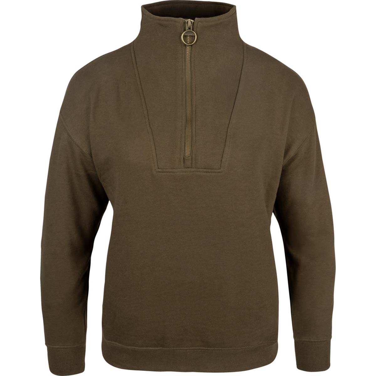 Jack Pyke Ladies Half Zip Sweatshirt - Olive Jack Pyke Ladies Half Zip Sweatshirt - Olive