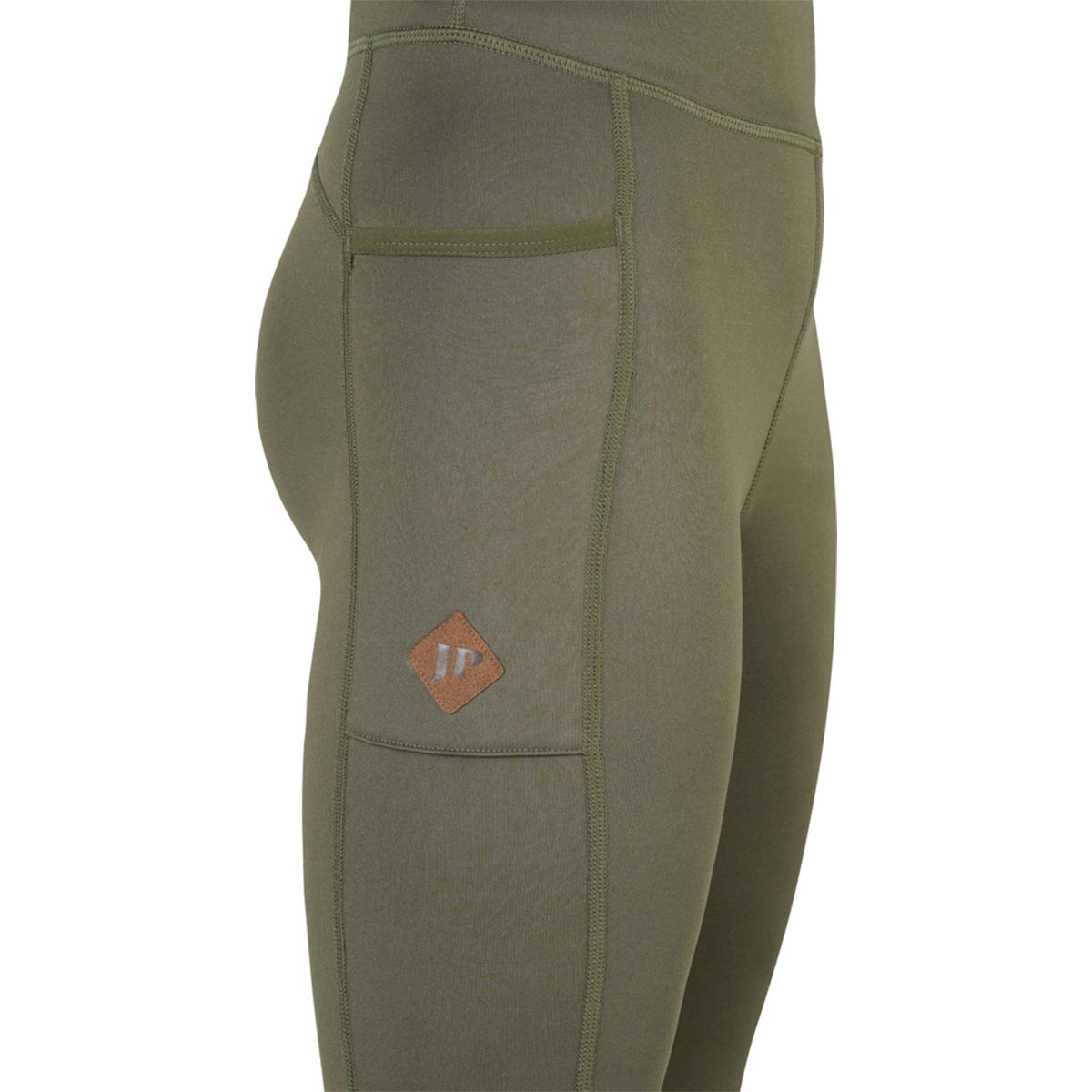 Jack Pyke Ladies Leggings - Olive - Detail Jack Pyke Ladies Leggings - Olive - Detail