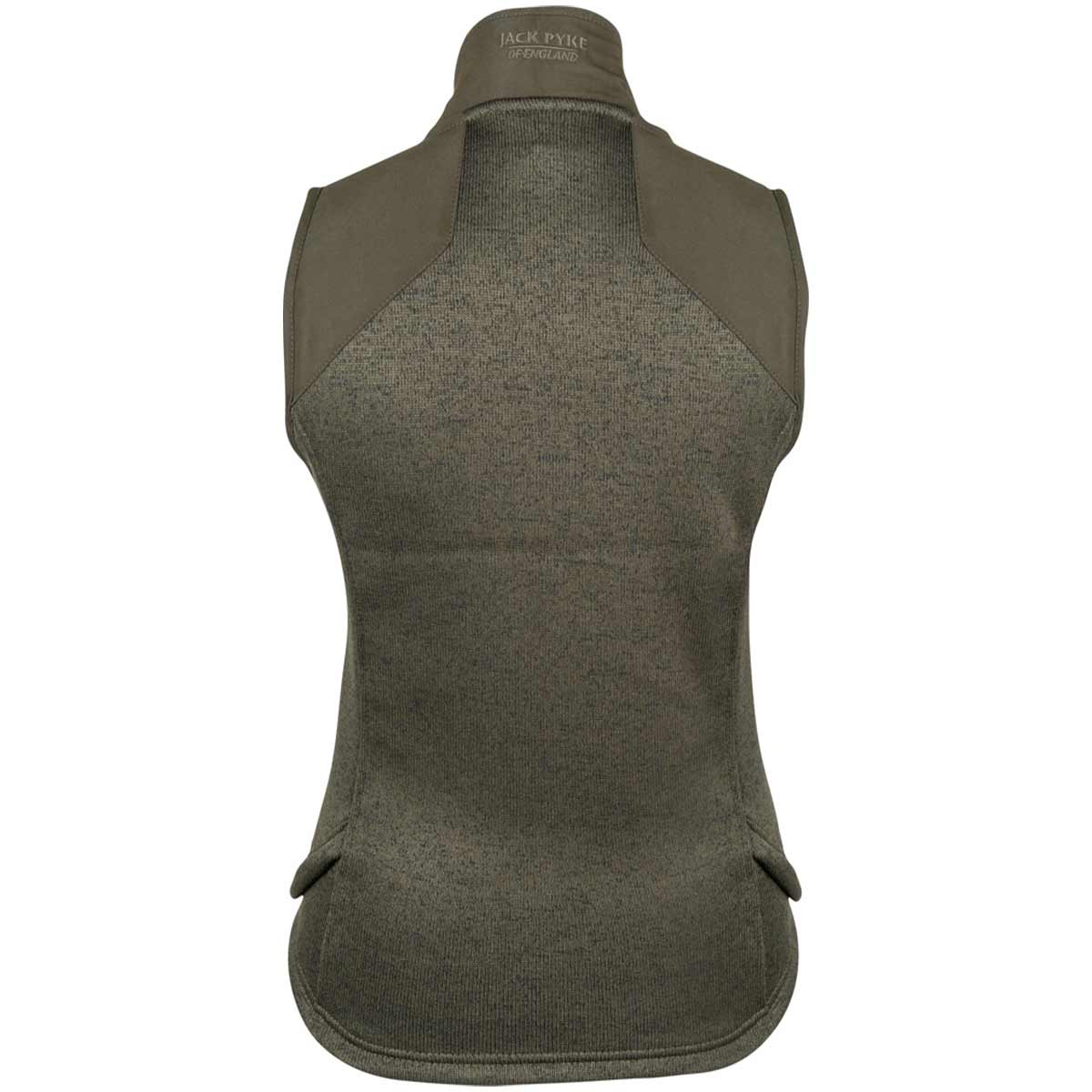 Jack Pyke Ladies Melange Fleece Gilet - Rear Jack Pyke Ladies Melange Fleece Gilet - Rear