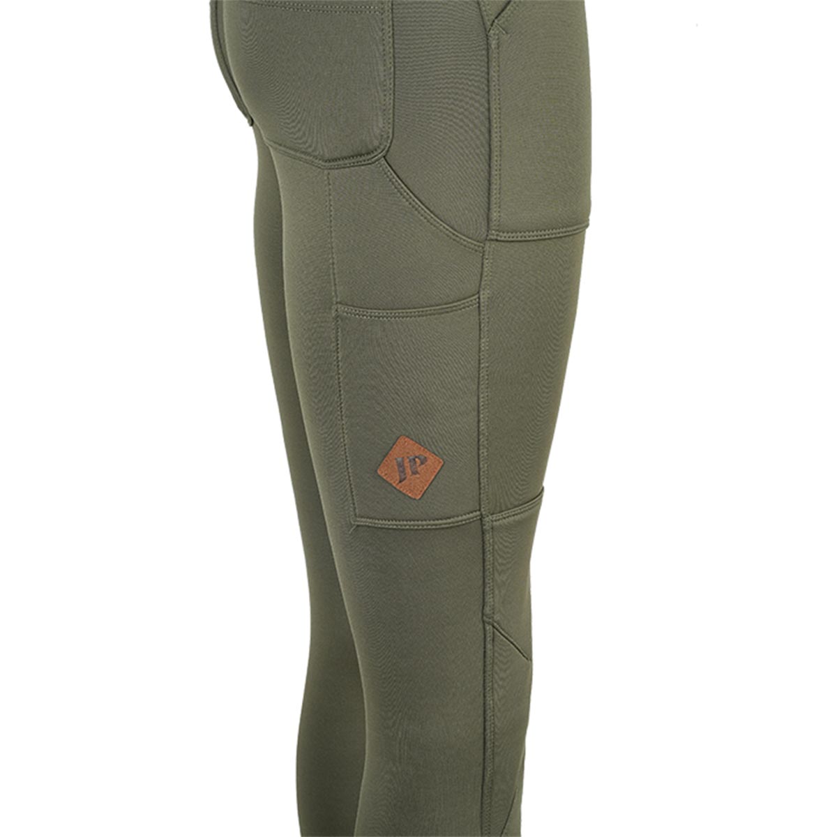 Jack Pyke Ladies Utility Leggings - Olive - Details Jack Pyke Ladies Utility Leggings - Olive - Details