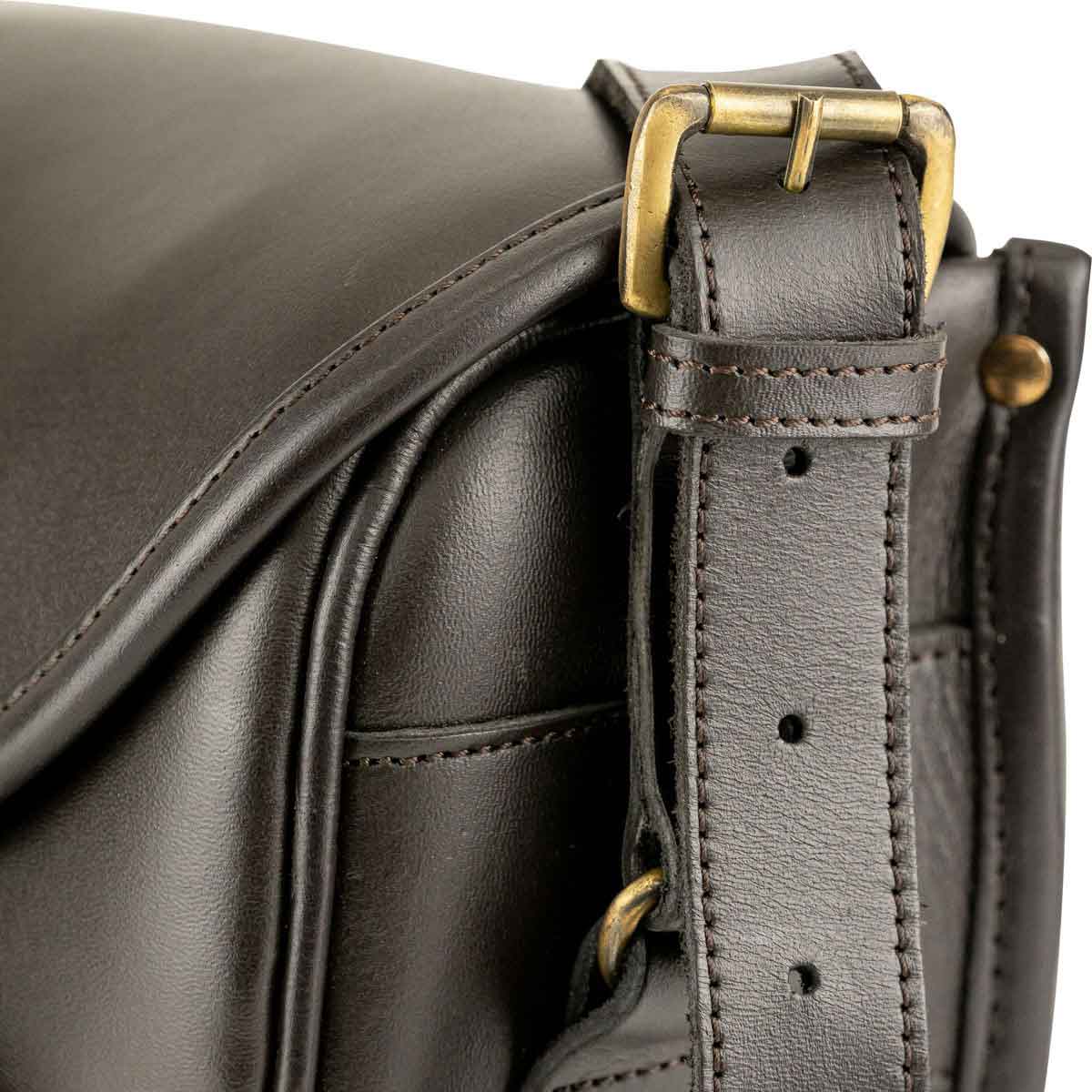 Jack Pyke Leather Cartridge Bag - brown strap Jack Pyke Leather Cartridge Bag - brown strap