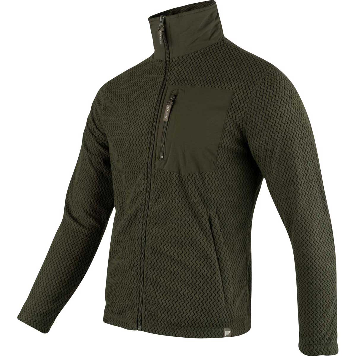 Jack Pyke Lightweight Z Fleece Jacket - Angle View Jack Pyke Lightweight Z Fleece Jacket - Angle View