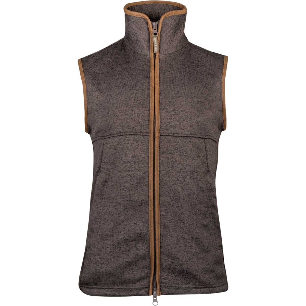 Jack Pyke Melange Men's Fleece Gilet - Brown Jack Pyke Melange Men's Fleece Gilet - Brown