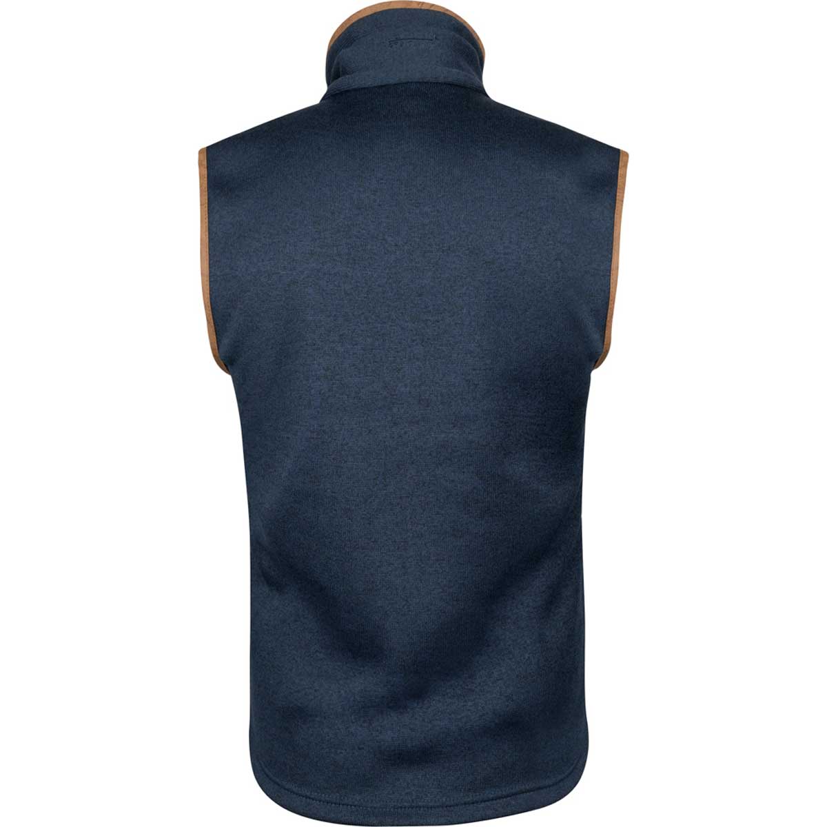 Jack Pyke Melange Navy Fleece Gilet - Rear Jack Pyke Melange Navy Fleece Gilet - Rear