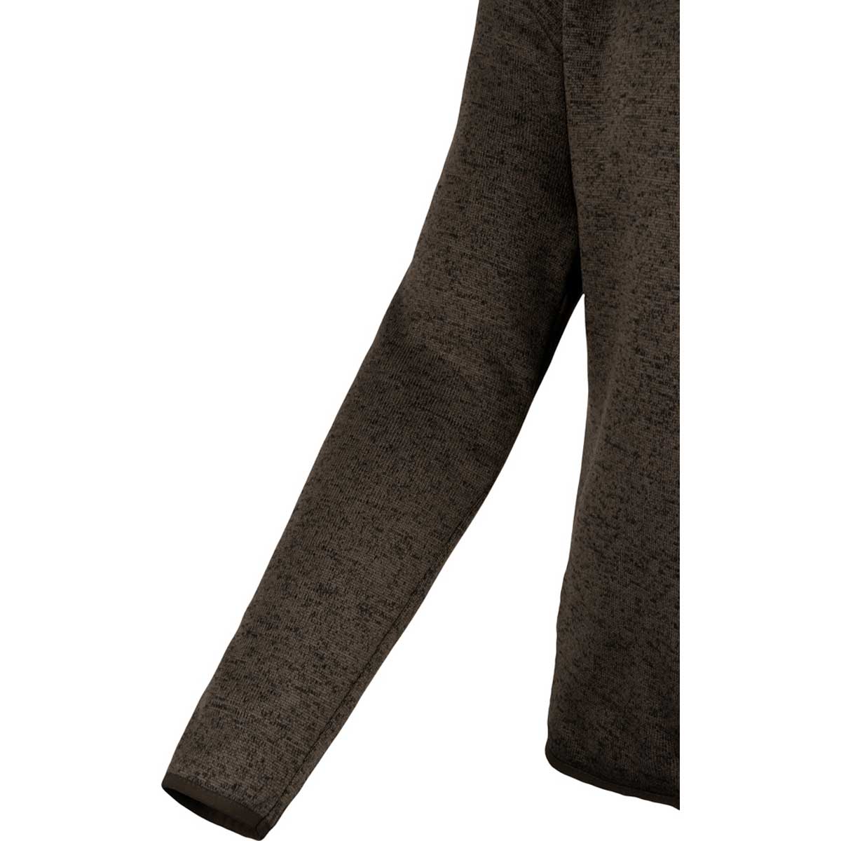 Jack Pyke Melange Quarter Zip Fleece - brown arm Jack Pyke Melange Quarter Zip Fleece - brown arm