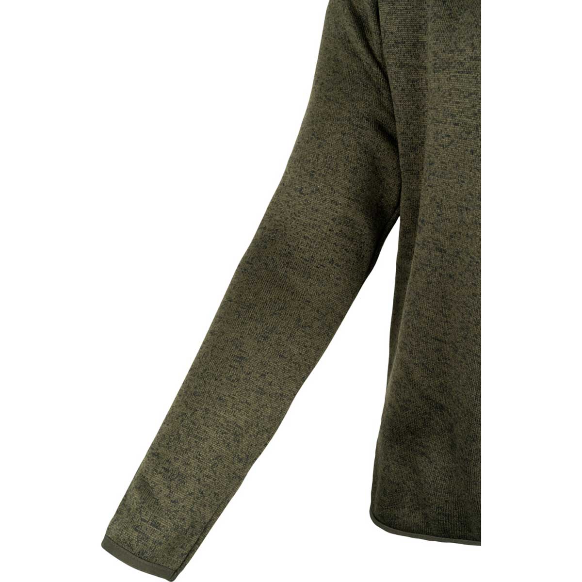 Jack Pyke Melange Quarter Zip Fleece - green arm Jack Pyke Melange Quarter Zip Fleece - green arm