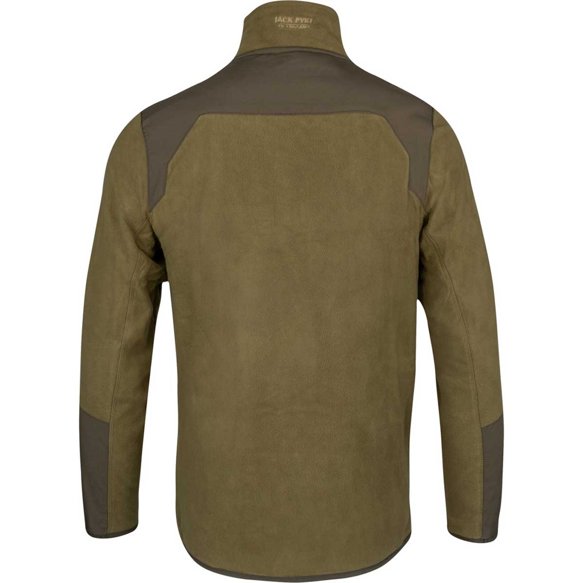 Jack Pyke Rannock Fleece Pullover - Dark Mustard - Rear Jack Pyke Rannock Fleece Pullover - Dark Mustard - Rear
