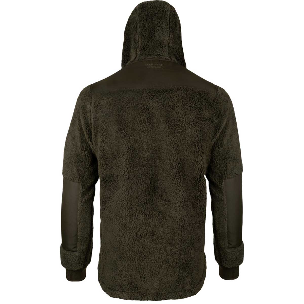 Jack Pyke Sherpa Fleece Hoodie Gen 2 - dark olive rear Jack Pyke Sherpa Fleece Hoodie Gen 2 - dark olive rear