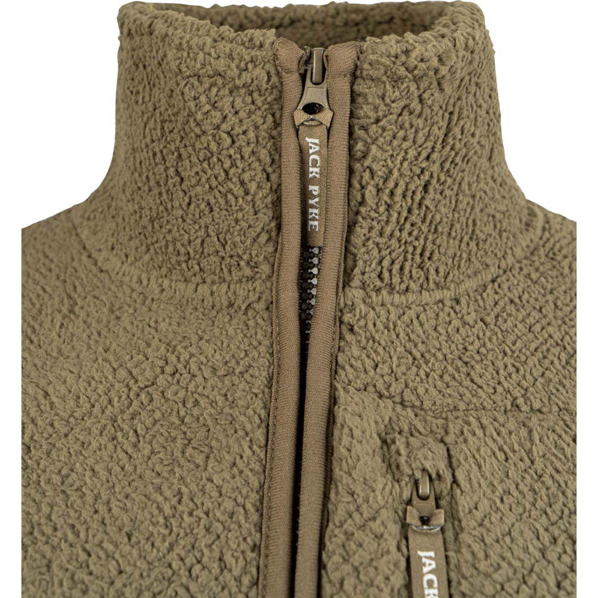 Jack Pyke Shires Fleece Jacket - Neck Detail Jack Pyke Shires Fleece Jacket - Neck Detail